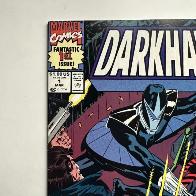 Marvel Comics Darkhawk #1 Newsstand Edition 1991 Key 1st Appearance 2