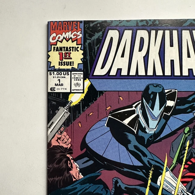 Marvel Comics Darkhawk #1 Newsstand Edition 1991 Key 1st Appearance 2