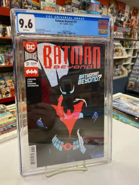 BATMAN BEYOND #37 (DC Comics, 2019) CGC Graded 9.6! ~ BATWOMAN ~ White Pages