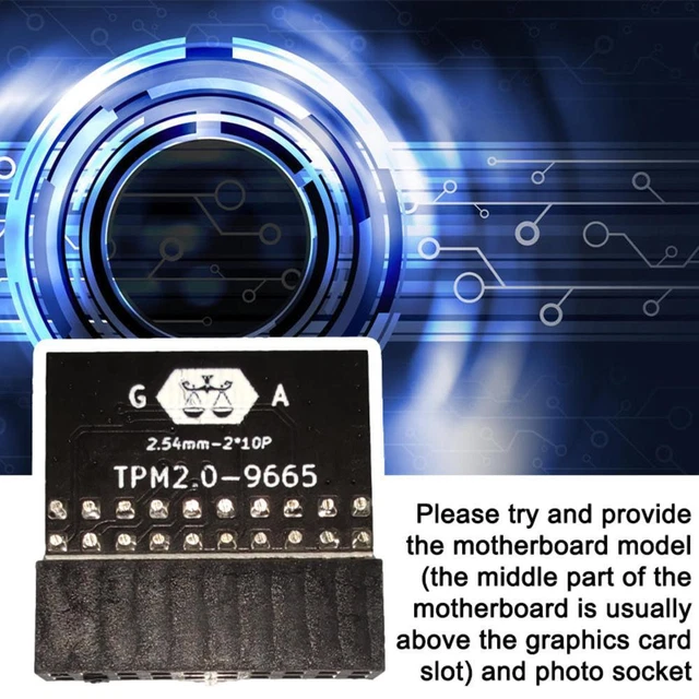 20-PIN ASUS TPM-L R2.0/Gigabyte GC-TPM2.0 Compatible Module Platform ...