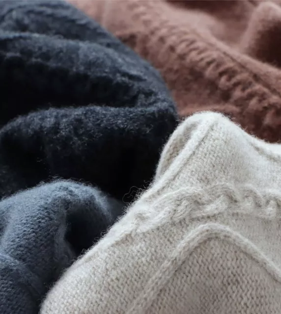 Sale Super Soft Pure Sable Cashmere Wrap Shawls Hand Knit Yarn Crochet 50gr Ball 2