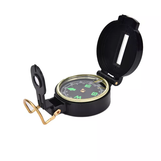 Metal Lensatic Compass Military Camping Hiking Style Survival Marchi'P2