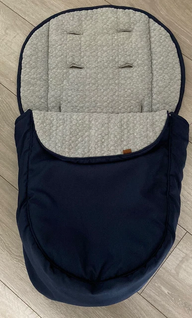 Footmuff - Mothercare Journey Editar Footmuff y revestimiento azul marino