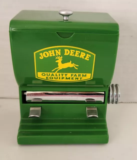 JOHN DEERE 2003 Quality Farm Equipment Toothpick Dispenser with Twist Roller