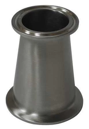 Zoro Select Eg31cc6l2.5X1.5 2-1/2" X 1-1/2" Clamp T316l Ss Concentric Reducer