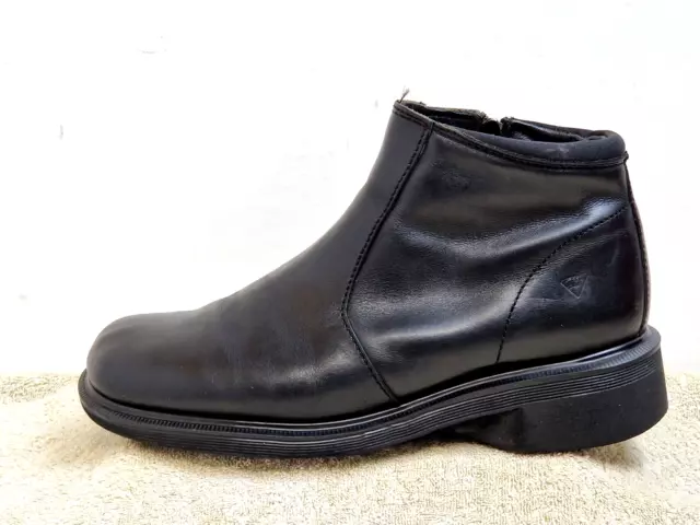 DR. MARTENS AIR Cushion mens ankle Boots Leather Black Zip UK 8 EU 42 £ ...