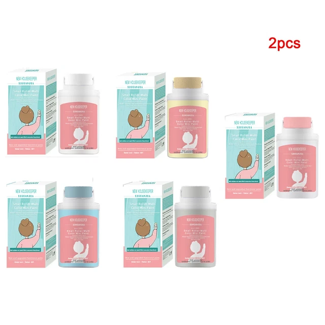 Kit vernice parete spazzola a rullo multicolore antiumidità piccolo ritocco nuovissimo