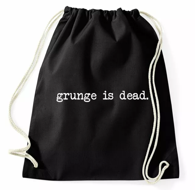 Grunge Is Dead Gym Bag Nirvana Kurt Cobain Sportbeutel Jute Bag Rucksack