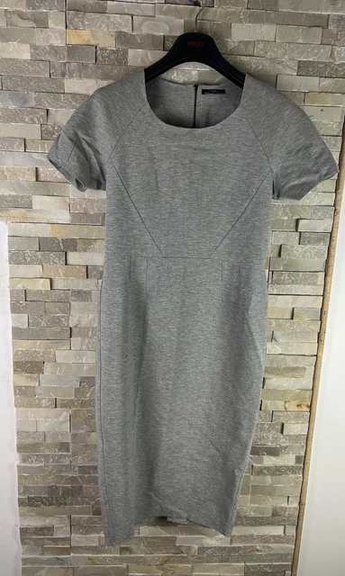 ZARA WOMEN'S GREY Bodycon Dress SIZE 28 9.76 - PicClick UK