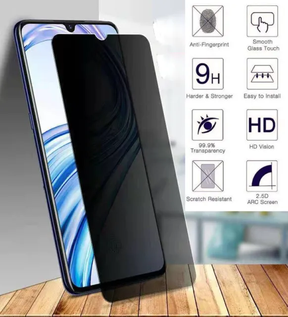 F VIVO Y11S Y33S Y21s Y22S Y01 Privacy Anti-Spy Tempered Glass Screen Protector