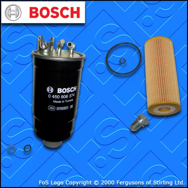 SERVICE KIT for VW GOLF MK4 (1J) 1.9 TDI BOSCH OIL FUEL FILTERS (1997-2005)