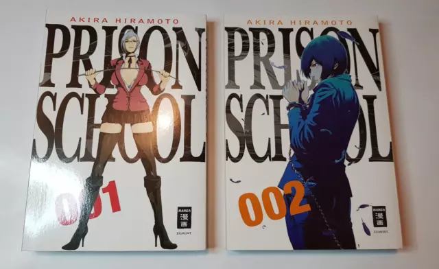 Prison School 1 + 2 Manga Anime Akira Hiramoto Egmont deutsch