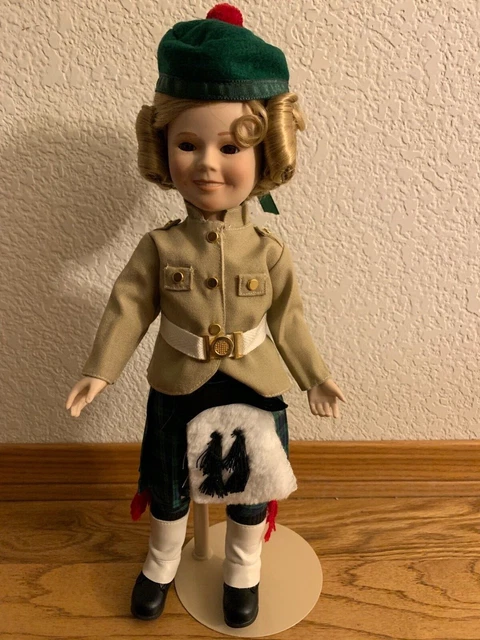 DanburyMint 14" ShirleyTemple WEE WILLIE WINKIE Dolls of the SilverScreen Excell