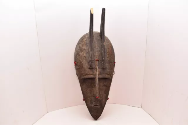 Vintage BAMBARA PEOPLE 22" BAMANA NTOMO CEREMONIAL Initiation MASK MALI