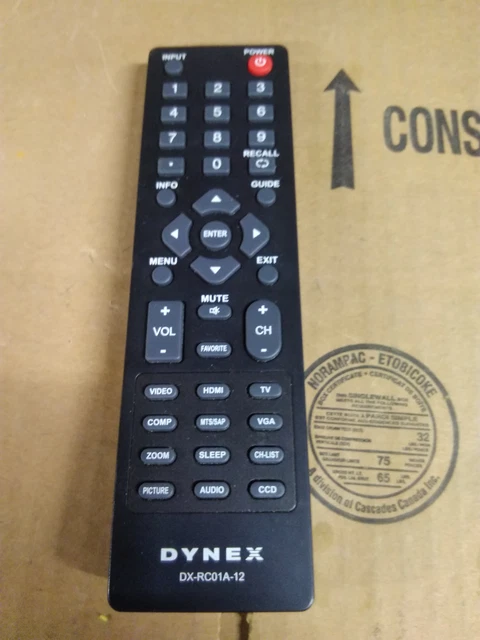 Remote For Dynex Replacement Remote Control For Dynex DX-40L260A12, DX-46L260A12 & Other Dynex TVs Dynex TV Remote - Foto 7