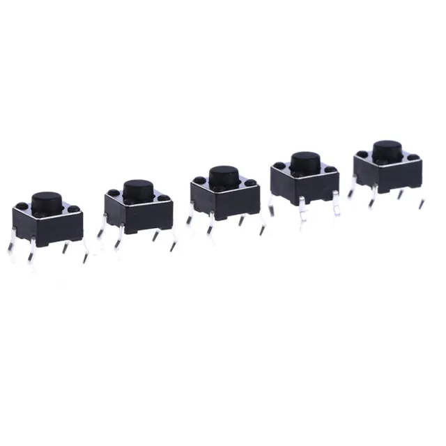 20pcs Mini Micro Momentary Tactile Push Button Switch 6*6*5mm 4 pin ON/OFF~ M Sg