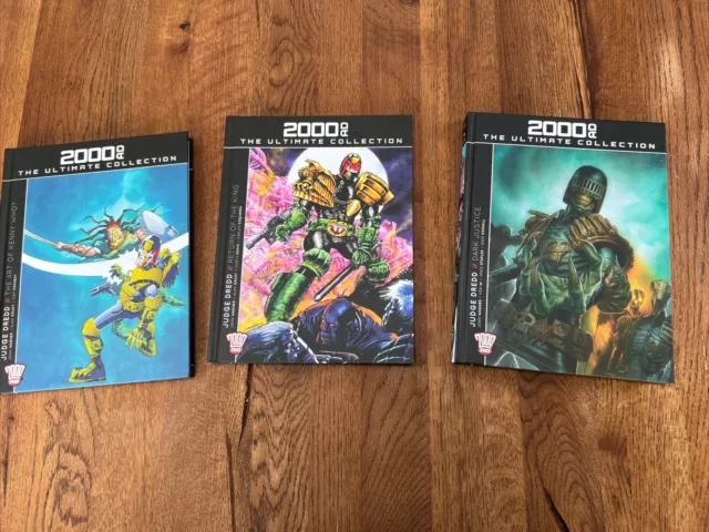 2000AD Ultimate Collection Judge Dredd Vol 1-3 Hardcover