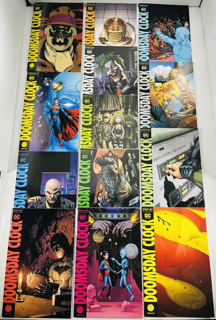 Lot Of 13 Doomsday Clock #1-12 Complete Set + Lenticular #1 Dc 2018 Nm / Nm+