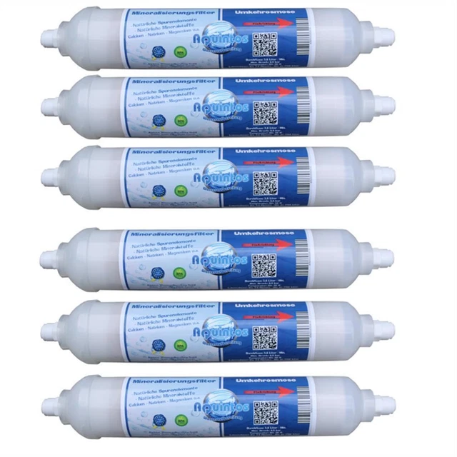 Osmose Mineralfilter Mineralsteinfilter Mineralisierungsfilter Nachfilter 6 x