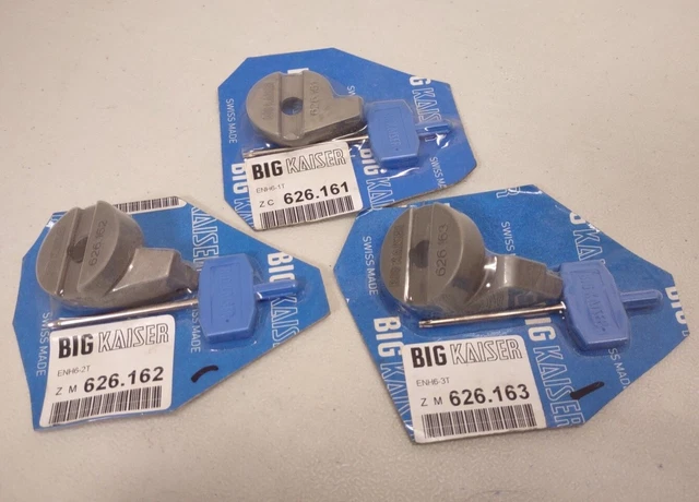 Lot of 3- Big Kaiser Boring Heads 626.161 - 626.162- 626.163 - ENH6-1T, 2T & 3T
