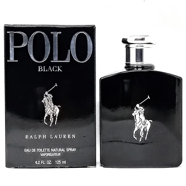 Polo Black by Ralph Lauren 4.2 Oz / 125 Ml – Men's EDT, Original Sealed Box