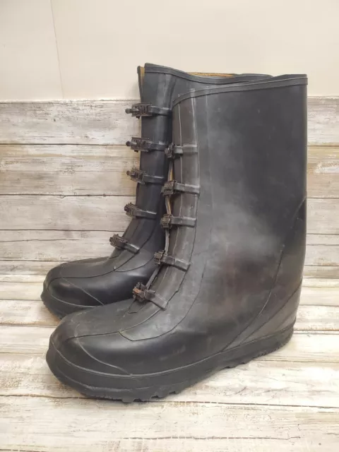 Bata Waterproof Rubber Boots Black Men’s Size 12