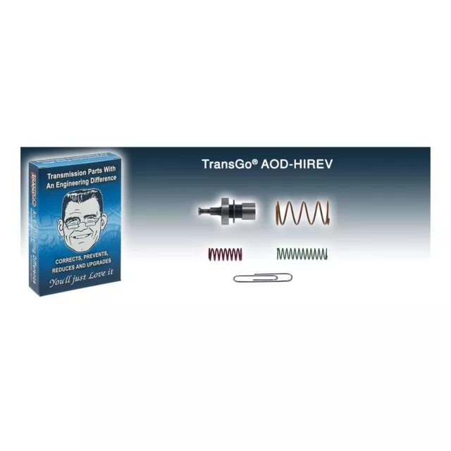 Transgo AOD-HI-REV Transmission Valve Body Kit, Hi Reverse FOR AOD 80-93