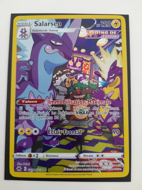 carte pokemon Salarsen full art GG09/GG70 eb12.5 zénith suprême neuf fr