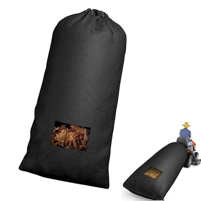 1x High Capacity 210D Oxford Cloth Lawn Tractor Leaf Bag Fits Most Lawn Tractors