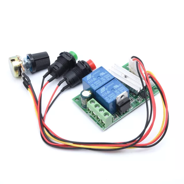 DC 6V/12V/24V 3A Reversible Motor Speed Controller Regulator Driver PWM