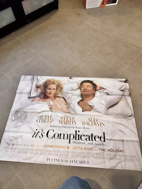 Cinema Poster: IT'S COMPLICATED 2010 (Quad) Meryl Streep Alec Baldwin