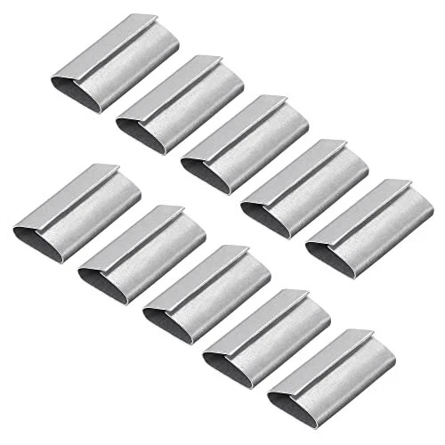 MECCANIXITY Strapping Seal Steel Polyester 1.5 Inch Length for 3/4" Band Pack...