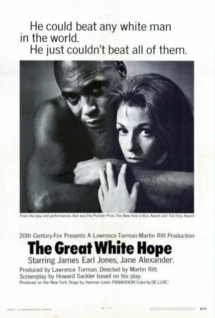 398159 THE GREAT WHITE HOPE Movie Jones Jane Alexander Lou WALL PRINT POSTER US
