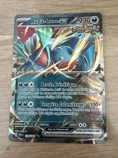 CARTE POKÉMON : Rugit-Lune EX 262/182 Faille Paradoxe Française NEUF CARTE POKÉMON : Rugit-Lune EX 262/182 Faille Paradoxe Française NEUF