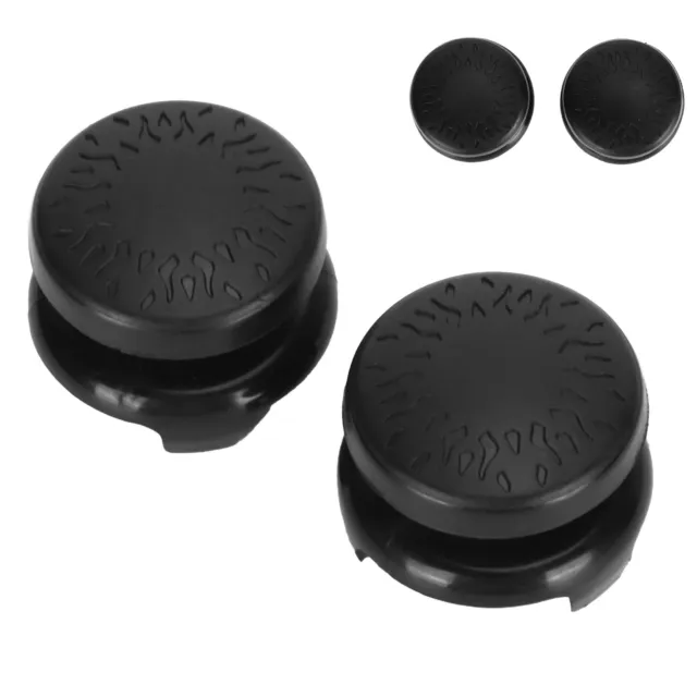 (Black)Thumbstick Impact Resistant Environmental Joystick Controller Cap