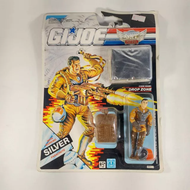 Hasbro Gi Joe Sky Patrol Drop Zone v1 1990 MOC Sealed new figure