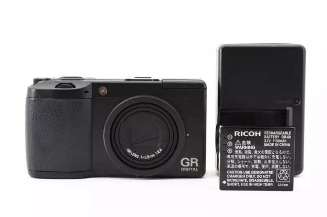 Ricoh GR Digital II 10.1MP Compact Digital Camera 2160 Shot From Japan [Exc]