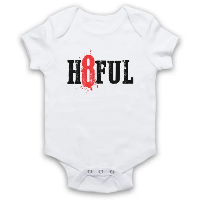 H8Ful Hateful Unofficial Eight Logo Tarantino Western Baby Grow Babygrow Gift