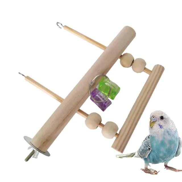 Haustier Schaukel Vogel Spielzeug Papagei Seil Harness Käfig Hängen Spielzeug