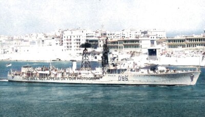 ROYAL NAVY WEAPON Class Destroyer Hms Crossbow 29 August 1959 £1.99