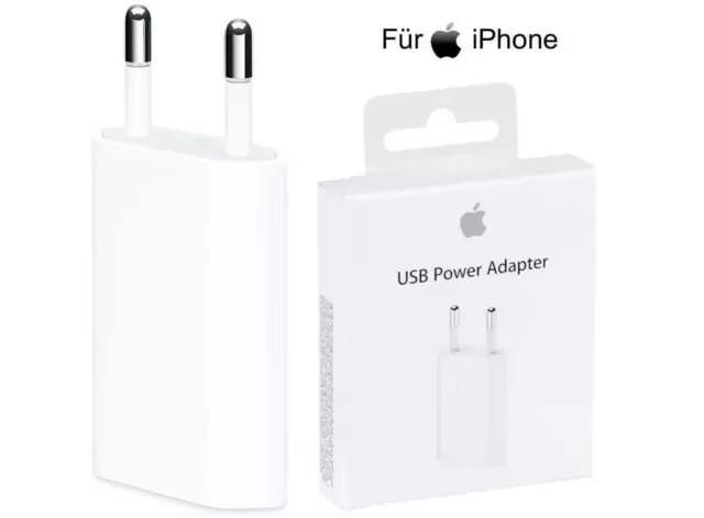 Original Apple USB Adapter iPhone Netzteil 5W MD813ZM/A Power Adapter Ladegerät✅