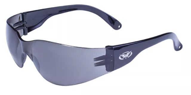 Global Vision Rider Smoke/Gray Lens Safety Glasses Motorcycle Sunglasses Z87.1
