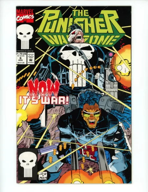 Punisher War Zone #6 Comic Book 1992 VF Chuck Dixon John Romita Marvel