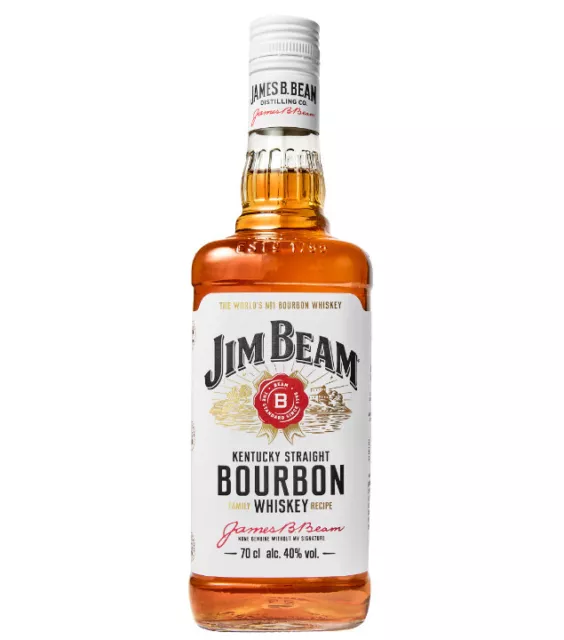 Jim Beam Kentucky Straight Bourbon Whiskey White Label / 40 % Vol. / 0,7 Liter