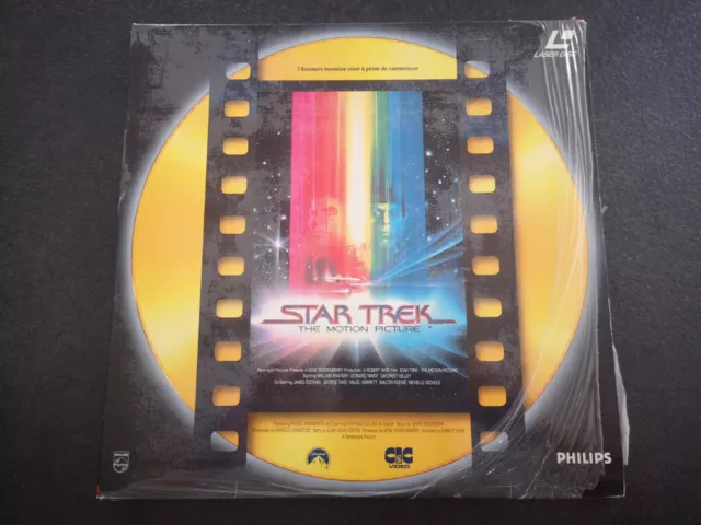 Laserdisc Pal Vf Film - Star Trek The Motion Picture - 2 Disques