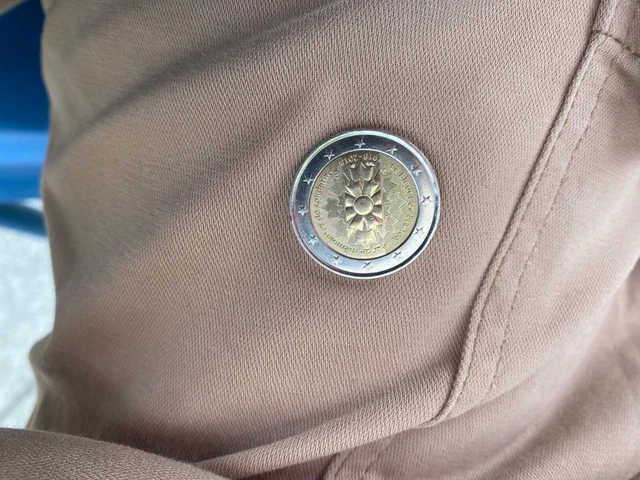 PIÈCE DE 2 Euros Rare Commémorative Le Bleuet De France 1918 2018 EUR