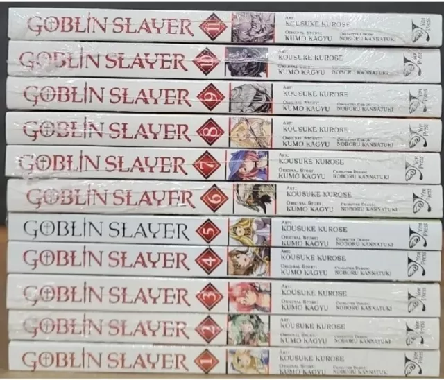 Goblin Slayer Vol.1-14 Japanese Comic Manga book Set AnimeKumo Kagyu