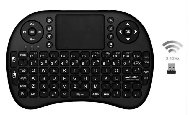 Wireless Mini Keyboard Mouse & Keypad Remote Control For Android / TV / PC