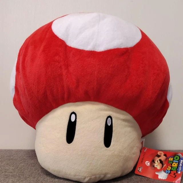 SUPER MARIO BROS Super Mushroom Big Plush Doll Fluffy Taito £53.76