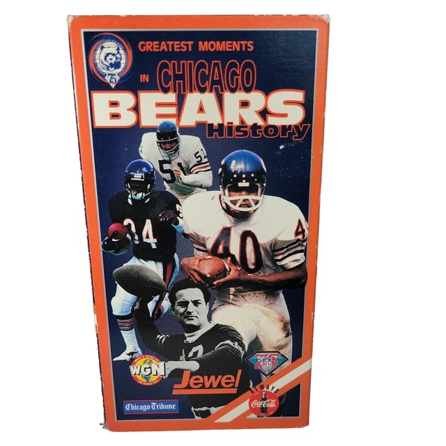 GREATEST MOMENTS IN Chicago Bears History Vhs Nfl 1994 75 Years Walter